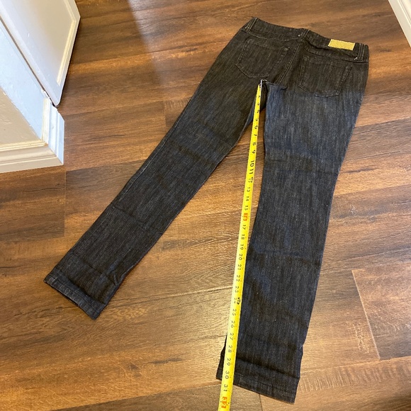 Y2K SOUTH POLE COLLECTION DARK BLACK SKINNY DENIM JEANS SZ 7 - Picture 4 of 10